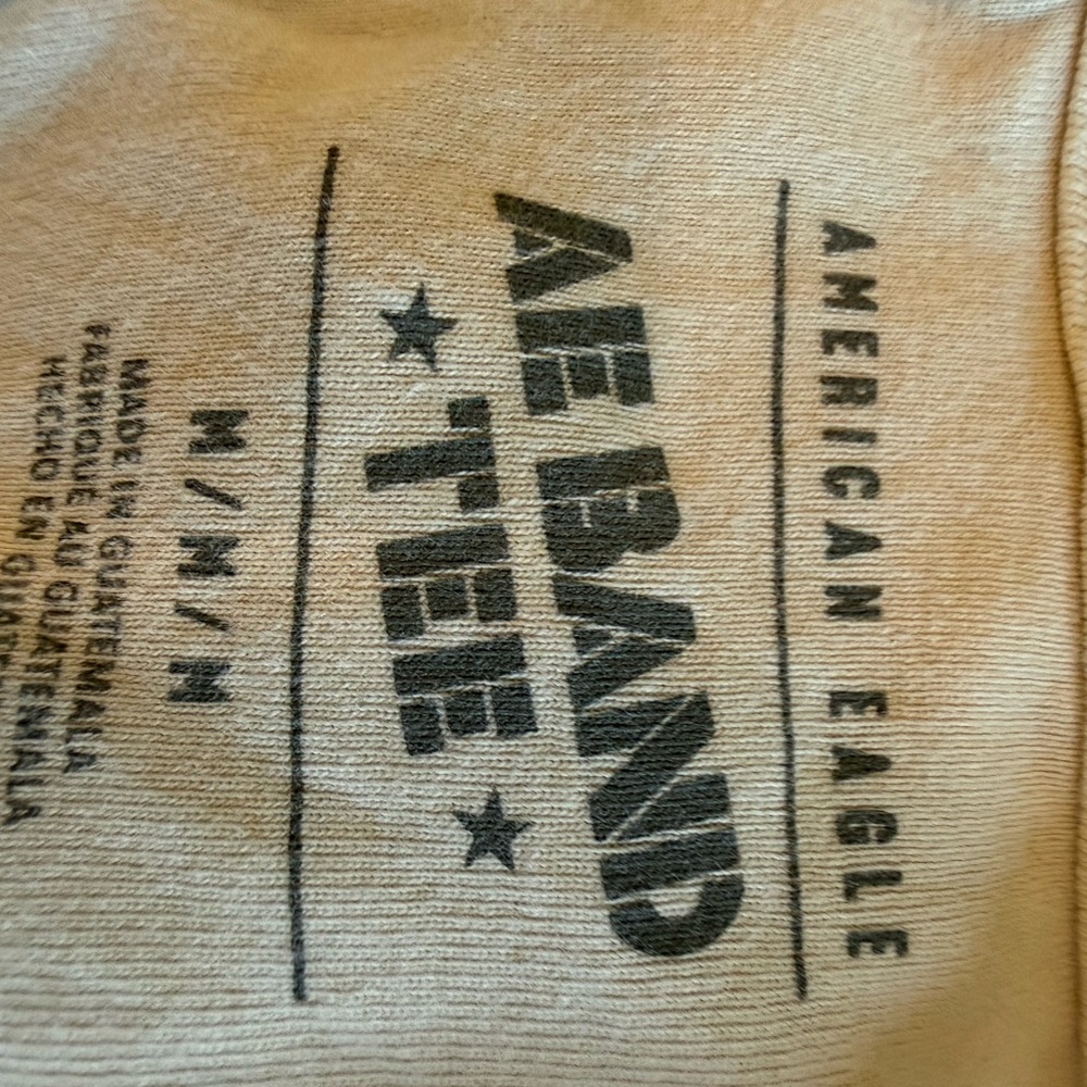 American Eagle Outfitters Beige Tank NIRVANA Kurt Cobain size M Never worn - Picture 2 of 7